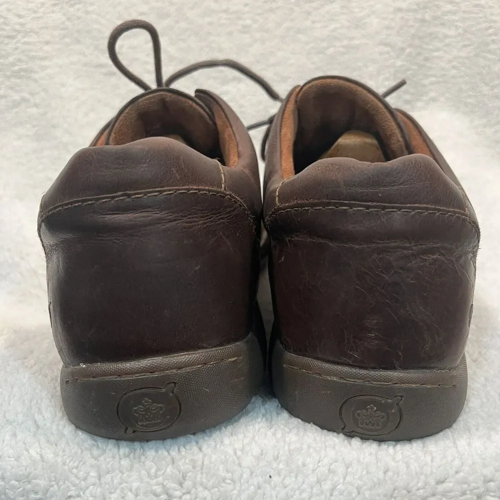 Born Mens Nigel Oxford Shoes Brown Cocoa Leather 8 B‎ H65606 Comfort Casual